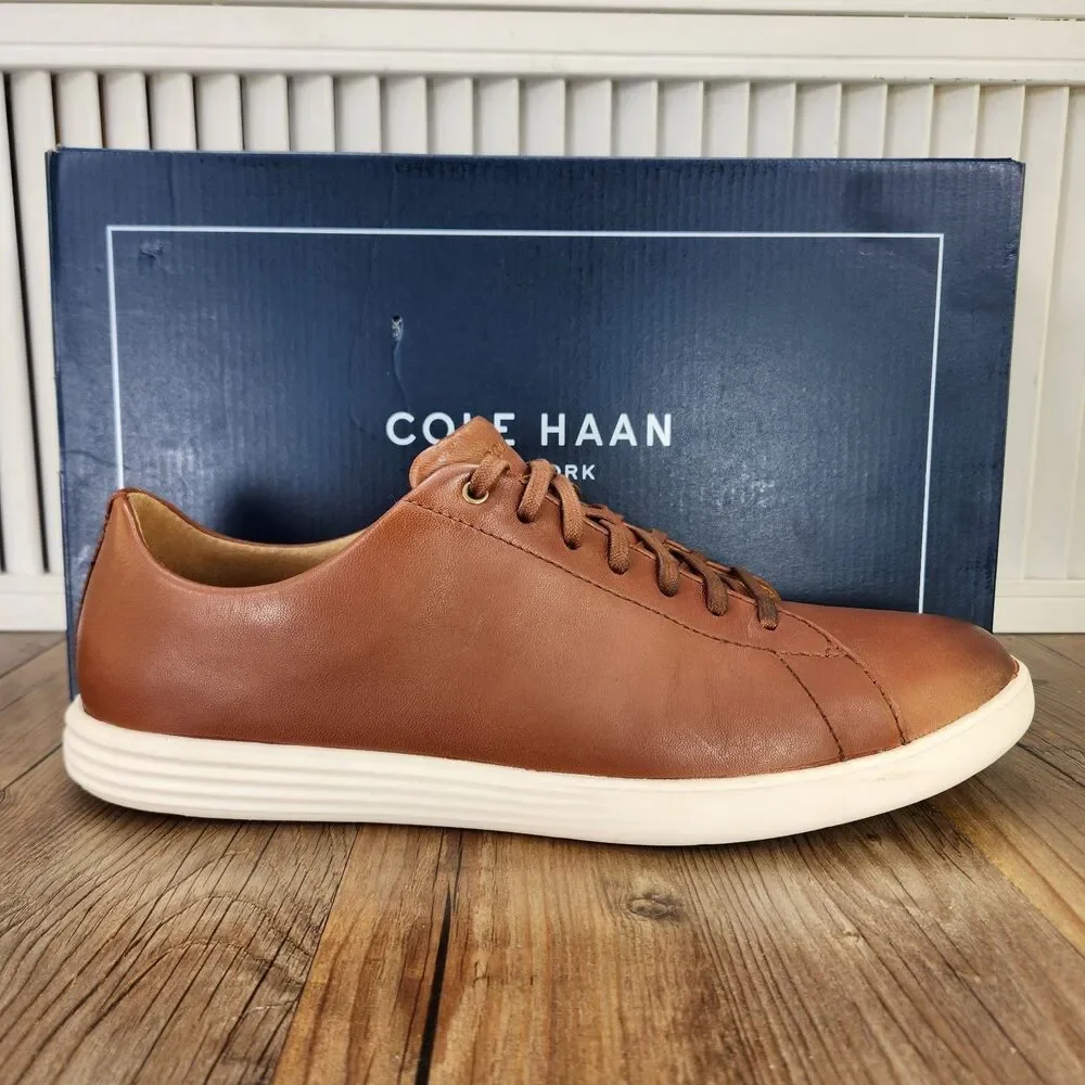 Cole Haan Grand Crosscourt II Sneakers Mens Size 11 M Brown Leather Shoes C26521